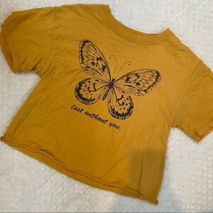 BUTTERFLY crop top